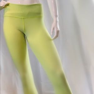 Lime green Lululemon Capri leggings